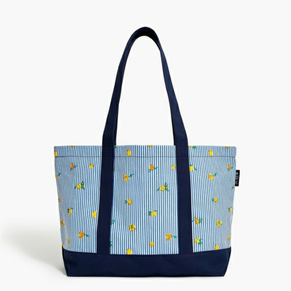 8/5 JCREW LEMON TOTE - Picture 1 of 4